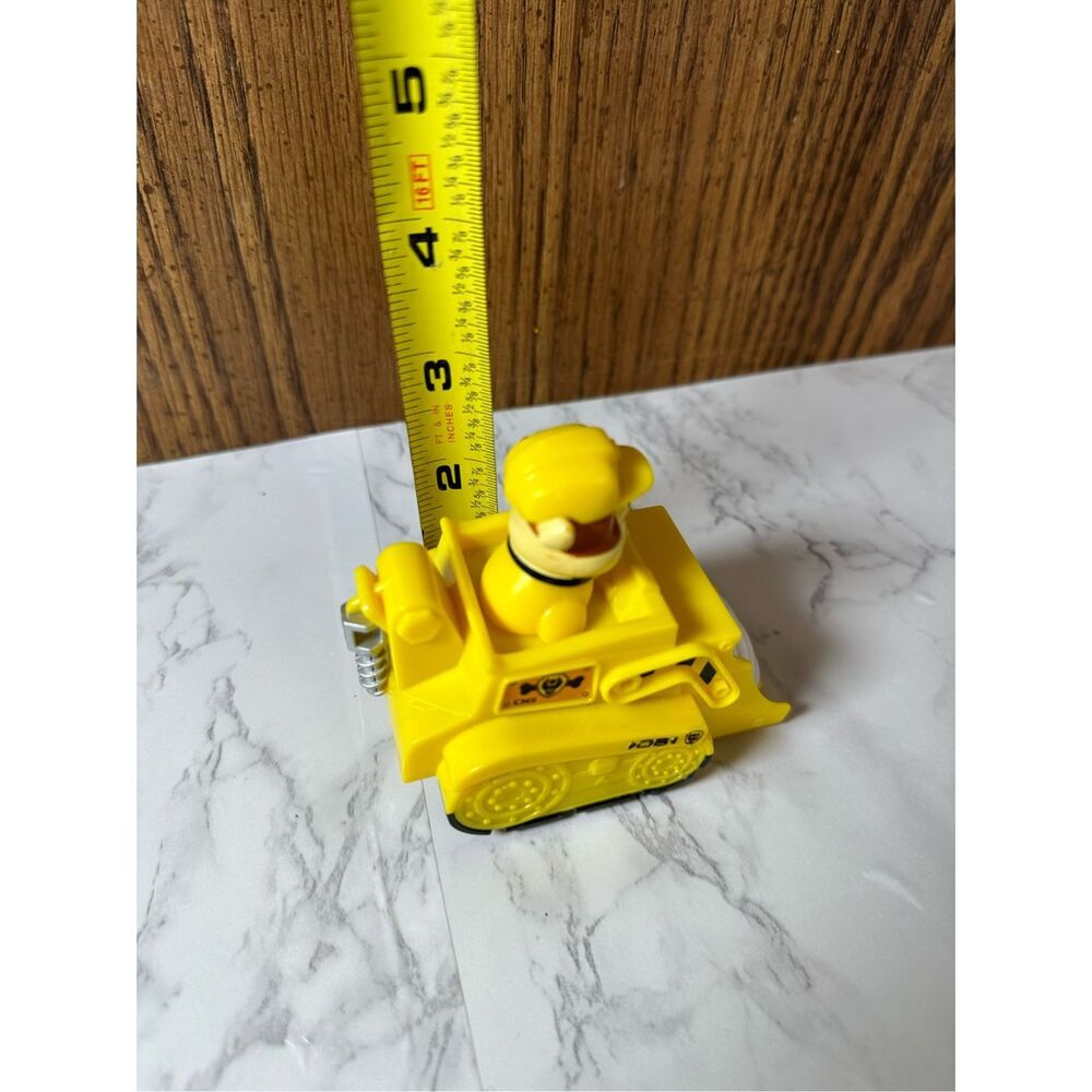 Nickelodeon Paw Patrol Racer Rescue Vehicle Toy Action Figure Rubble